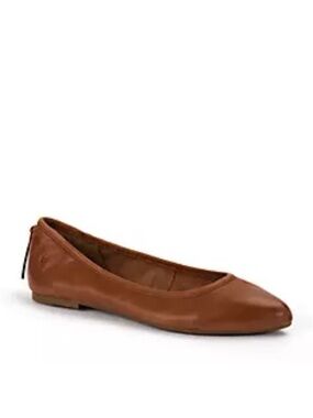 Frye Regina Ballet Flats in Cognac Size 10